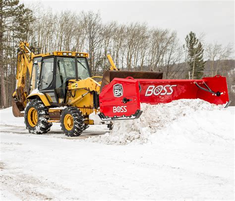 boss snow pusher skid steer|www.bossplow.com.